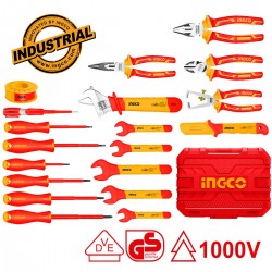 Professional Set of 19 VDE Electrician Tools